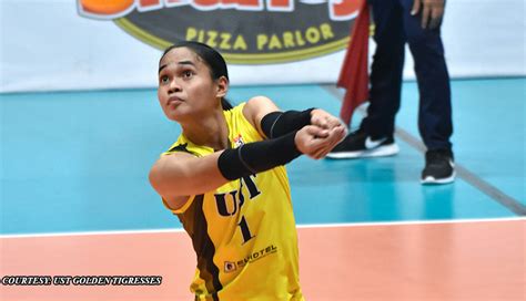 Rookie Angeline Poyos vows consistency for UST Golden Tigresses.